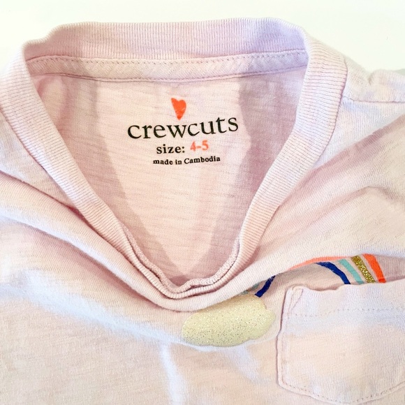 Crewcuts 4-5T Rainbow Short Sleeve Tee - Picture 2 of 4